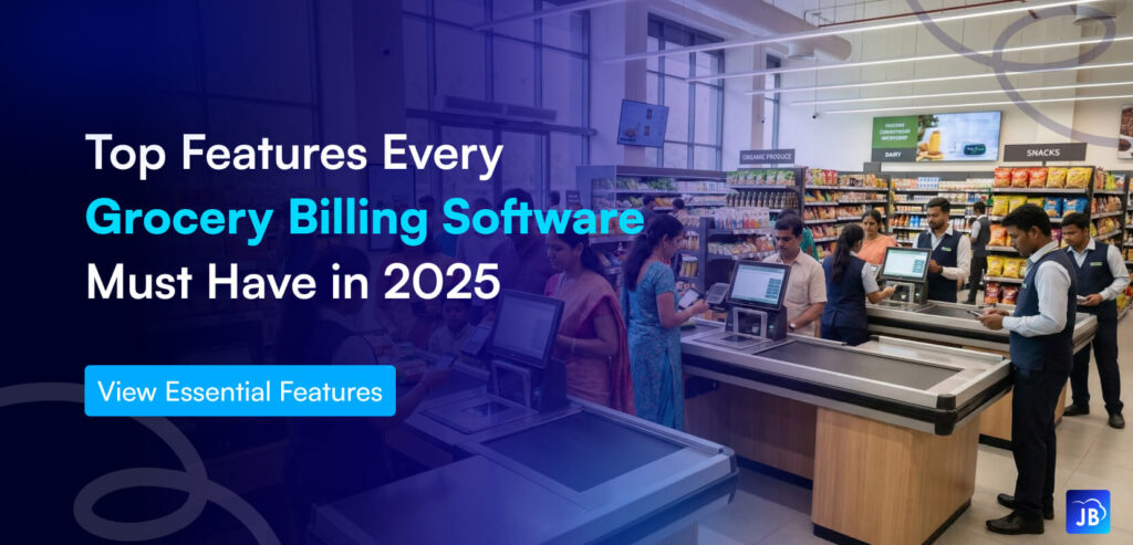 grocery billing software, POS features, retail billing, GST POS