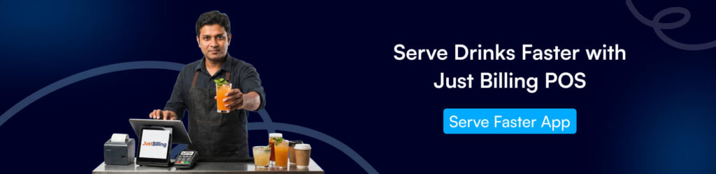 bar POS, beverage billing, fast service POS, hospitality software
