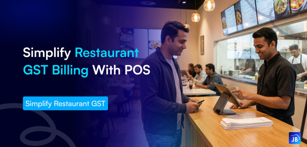 GST billing, restaurant POS, tax compliance