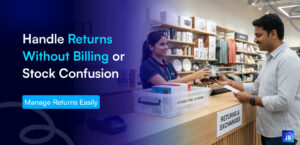 POS returns management, retail billing software, inventory control