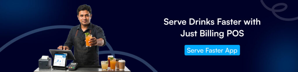 bar POS system, beverage billing, hospitality software