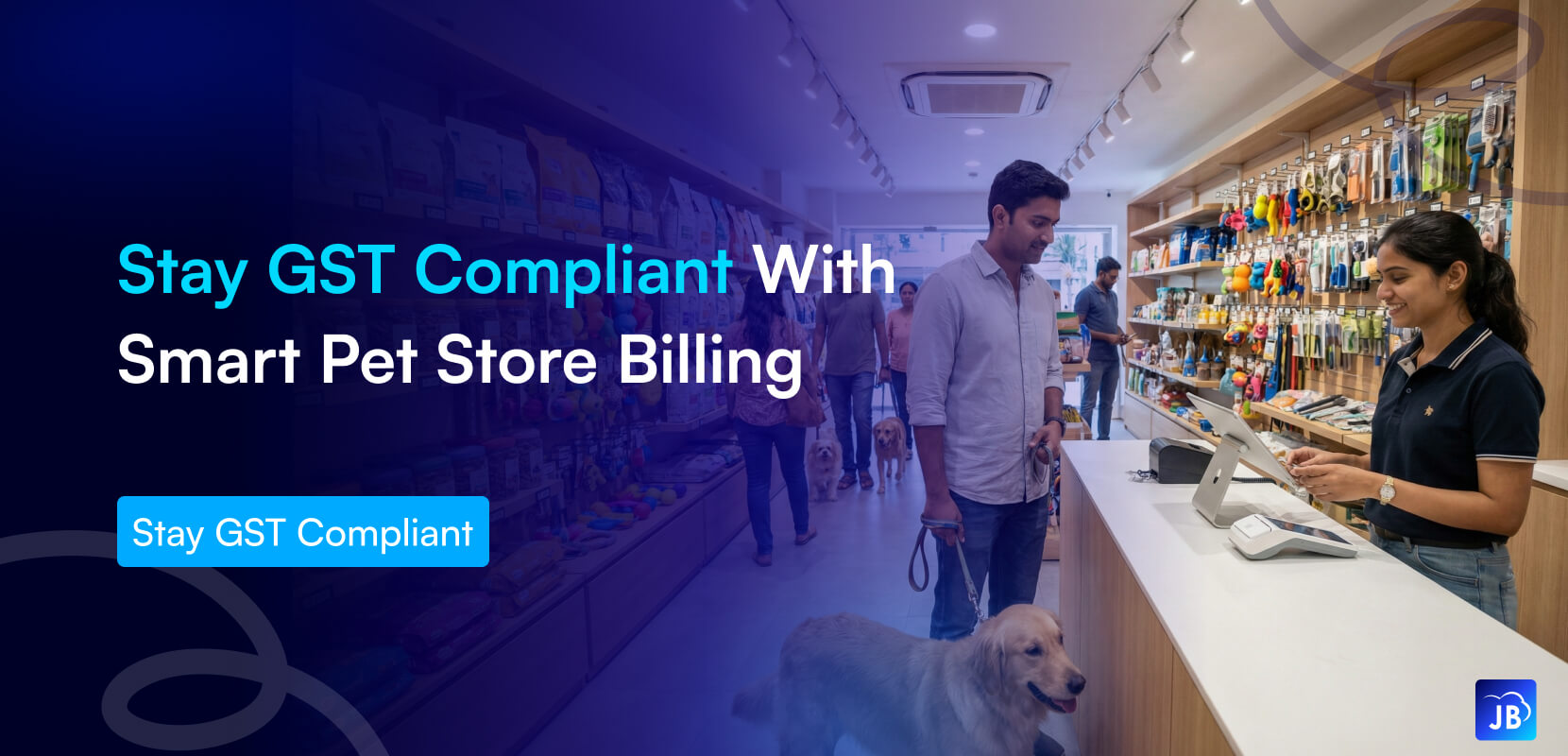 GST POS software, pet store billing, retail compliance