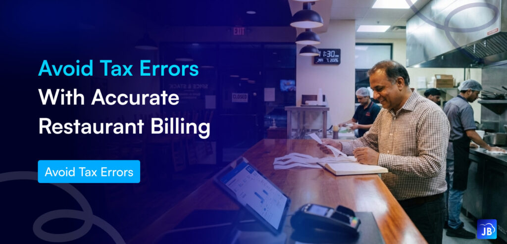 restaurant GST software, POS tax reporting, QSR billing