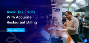 restaurant GST software, POS tax reporting, QSR billing