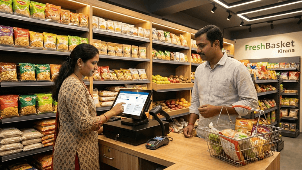 digital cash register, grocery POS upgrade, retail tech evolution, connected billing system
