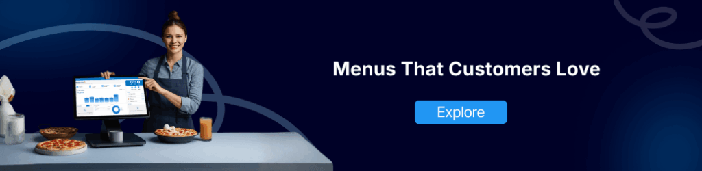 menu variants ordering, restaurant digital menu, POS menu customization